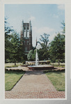Boatwright Tower With Fountain by University of Richmond