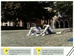 Students on Boatwright Lawn (Beach) by University of Richmond