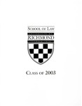 Class of 2003 by University of Richmond