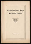 Commencement Day Richmond College - 1915