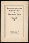 Commencement Exercises for Richmond College and Westhampton College Program - 1920