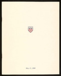 University of Richmond Commencement Exercises Program - 2008