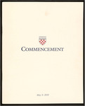 University of Richmond Commencement Exercises Program - 2010