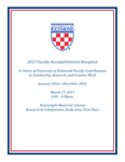 2017 Faculty Accomplishments Reception by University of Richmond