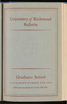 Catalog of the Graduate School - 1950