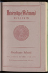 Catalogue of the Graduate School - 1970