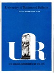 University of Richmond Bulletin: Catalog of the T.C. Williams School of Law for 1978-1979 by University of Richmond