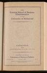 The Evening School of Business Administration of the University of Richmond