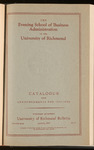 The Evening School of Business Administration of the University of Richmond