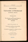 Bulletin University of Richmond