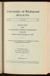 University of Richmond Bulletin