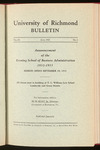 University of Richmond Bulletin