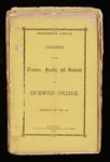 Fourteenth Annual Catalogue of the Trustees, Faculty, and Students of Richmond College