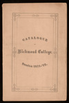 Catalogue of Richmond College