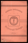 Annual Catalogue of Richmond College