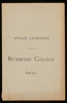 Annual Catalogue of Richmond College