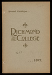 Annual Catalogue - Richmond College - 1897