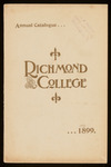 Annual Catalogue ... Richmond College ... 1899