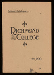 Annual Catalogue ... Richmond College ... 1900