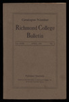 Richmond College Bulletin - 1916