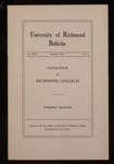 University of Richmond Bulletin