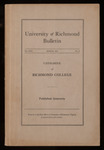 University of Richmond Bulletin