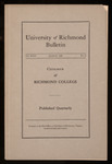 University of Richmond Bulletin