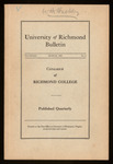 University of Richmond Bulletin