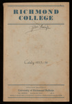 Richmond College Catalog 1934-35
