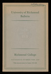 University of Richmond Bulletin