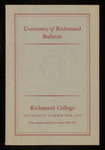 University of Richmond Bulletin