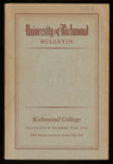 University of Richmond Bulletin