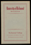 University of Richmond Bulletin