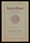 University of Richmond Bulletin
