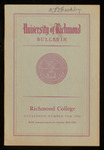 University of Richmond Bulletin