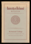 University of Richmond Bulletin