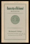 University of Richmond Bulletin