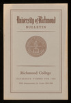 University of Richmond Bulletin