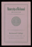 University of Richmond Bulletin