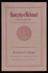 University of Richmond Bulletin