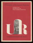 University of Richmond Bulletin