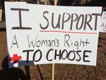 "I Support" March - Woman's Right to Choose