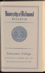 University of Richmond Bulletin University College